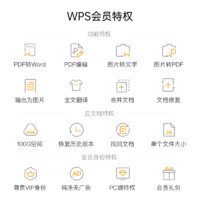 金山软件 WPS 会员3年（核算48.26元/年）