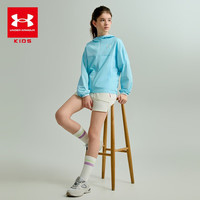 安德玛（Under Armour）儿童外套女童薄款舒适凉感宽松外套夏季童装凉感外套252226527 浅蓝 150