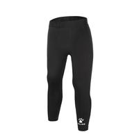 卡尔美 KELME夏男士跑步裤纯速干透气足球弹力薄款运动紧身七分裤