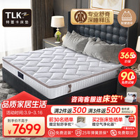 TLK 美国特蕾卡羊毛脊椎科技弹簧床垫1.8x2米席梦思床垫定制 希亚