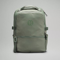 lululemon露露乐蒙双肩包 New Crew 22L 电脑包通勤休闲训练瑜伽背包 Grey Eucalyptus/灰桉树色