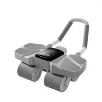 Umay佑美四轮健腹轮自动回弹小程序智能计数健身器材腹肌轮体重管理计划