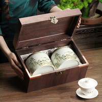 七春 普洱茶礼盒600g生茶冰岛云南临沧10年陈古树饼茶叶盒