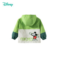 迪士尼宝宝（Disney Baby）春季男女童时尚休闲卡通舒适百搭儿童外套 ZD1ES033嫩绿 130