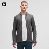lululemon 丨Surge Warm 男士拉链连帽衫 LM3DH1S 海鸥灰蒸汽灰混色 M