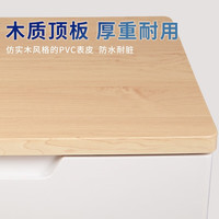 爱丽思（IRIS）儿童收纳柜子宝宝衣柜爱丽丝抽屉式收纳柜衣服衣物储物塑料整理柜 四层【面宽56cm】双扣手透气款