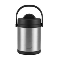 品家家品 PINKAH 大容量316不锈钢保温提锅 2L 双层便携饭桶 不锈钢色