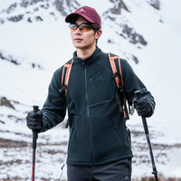 拓路者（Pioneer Camp）户外运动抓绒衣秋冬季立领防风冲锋衣内胆保暖外套男 卡其 XL 