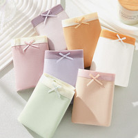 浪莎女士内裤女纯棉裆7条星期裤简约少女裤衩透气清新纯欲裤头 7条盒装 L 【90-110斤】