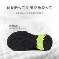 泰兰尼斯kids儿童篮球鞋春季男童运动鞋中大童鞋子儿童运动鞋飞织椰子鞋 黑色 一脚蹬 36 内长23cm