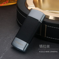 百诚 Honest 官网气体打火机 创意个性复古老式砂轮充气火机礼品男士烟具 砂铬拉丝 67×27×10(mm)