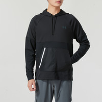 UA/安德玛 UNDER ARMOUR Rush All Purpose男子连帽卫衣宽松运动上衣休闲套头衫 黑色 XS