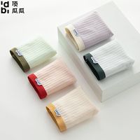 顶瓜瓜A类婴儿棉内裤女三角裤高级公主风ins7A纯棉抑菌内档