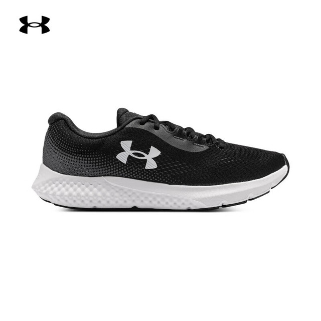 安德玛 UNDERARMOUR）跑步鞋男子户外训练鞋子舒适透气缓震休闲运动鞋男鞋 3026998-001黑色/拍大一码 43