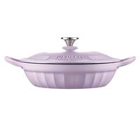 【锦鲤红】北鼎 BUYDEEM珐琅锅铸铁锅焖焗锅海鲜锅搪瓷家用多功能锅焖炖