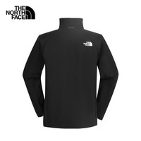 北面（The North Face）软壳衣男25春季户外运动舒适防风上衣休闲夹克外套8AUP 4H0/黑色 3XL 190/124A