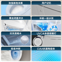 【政府补贴】瑞尔特智能马桶无水压限制泡沫盾一体坐便器F30Max