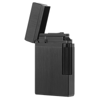 首领(CHIEF)朗声打火机超薄侧滑钢音清脆拉丝黄铜充气火机送男友老公生日礼物