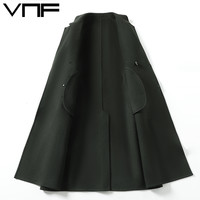 秋冬时尚双面羊绒大衣男长款100%羊毛双排扣过膝毛呢风衣外套加厚 4XL