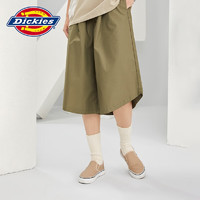 dickies 裤子 纯棉休闲宽松版型阔腿下装短裤010237 军绿色 25