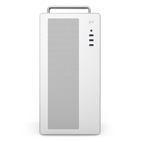 硕一V280办公台式机电脑主机箱MATX中小板桌面迷你小机箱复古手提 V280 PRO黑+黑色500W白牌认证电源