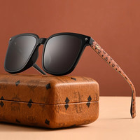 MCM太阳镜时尚潮流板材男女同款墨镜720SLB 004(黑色镜腿）