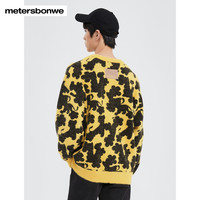 美特斯邦威毛衣男迪士尼狮子王联名款春秋简约时尚套头毛衣 黄色组1 175/L