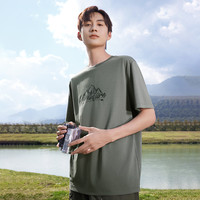 361度逐野T男女同款2025夏季冰感透气短袖女宽松休闲T恤男士 XL