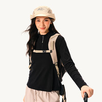 网易严选半拉链打底衫2024年秋季户外摇粒绒上衣吸湿速干内搭 S 半拉链-墨黑色-女