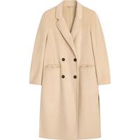 【播奥莱】播冬季羊毛宽松休闲H型修身显瘦长款大衣女BDP4AD0640