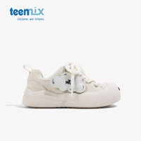 teenmix天美意儿童运动鞋2025春季女童男童透气帆布鞋大童鞋 粉色 33码