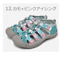 KEEN儿童运动凉鞋防滑包头魔术贴溯溪鞋KEN0-1018804 12.鸭子×粉红眼圈