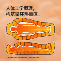 挪客户外 NaturehikeJA系列木乃伊羽绒睡袋户外零下30度成人露营冬季加厚防寒鹅绒