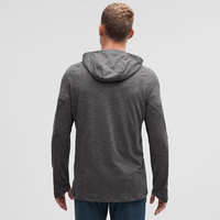 露露乐蒙lululemon 丨Surge Warm 男士拉链连帽衫 LM3DH1S 海鸥灰蒸汽灰混色 M