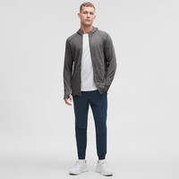 露露乐蒙lululemon 丨Surge Warm 男士拉链连帽衫 LM3DH1S 海鸥灰蒸汽灰混色 XXS