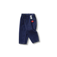 巴拉巴拉宝宝裤子男童长裤婴儿休闲裤春秋潮酷时尚精致简约时髦萌 牛仔中蓝88201