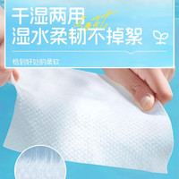 浣馨洗脸巾100抽悬挂抽取式绵柔巾加大加厚干湿两用一次性洁面巾 100抽*1提