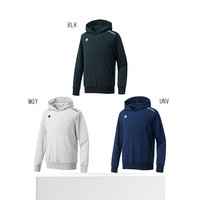 Descente 连帽运动衫 DTM-2601B 运动训练服 男女通用 黑色、BLK：ブラック