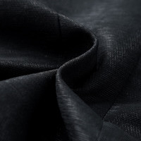 晚白【直降】气质翻驳领一粒扣修身显瘦通勤西装外套女 黑色 XL