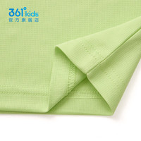 361°童装男女童短袖针织衫2025年夏季通码上衣 清淡绿 140