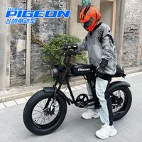 飞鸽;FLYING PIGEON电动自行车super73新国标可上牌助力山地越野男女通勤代步长续航复古电瓶车 【RXS至尊版】液晶数显-松下电芯-前后碟刹 30Ah纯电续航≤75KM【代步无忧】