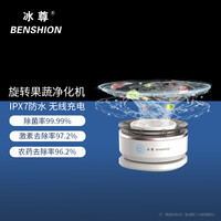 冰尊 果蔬清洗机家用无线旋转洗菜机除菌99%全自动食材净化机果蔬解毒机净化器 机器标配