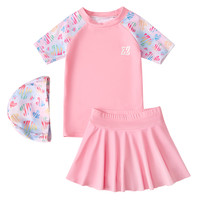 儿童泳衣女孩分体2024女童防晒速干游泳衣中大童宝宝专业泳装