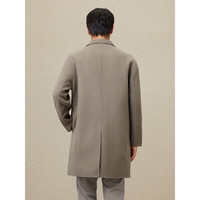GXG奥莱 多色全羊毛长大衣 23年冬季 卡其色 175/L