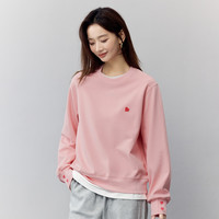 茵曼（INMAN）宽松减龄绣花卫衣女2025春季新款百搭慵懒风舒适休闲套头衫