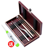 众福缘 掏耳勺工具套装 木盒装8件套