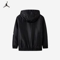 NIKEJORDAN 耐克童装男童网眼透气梭织夹克春秋儿童休闲上衣外套 正黑色 110 /52 【身高98-104cm】 110/52(4)