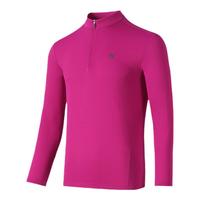 必迈跑步魔方透湿长袖男女透气速干上衣薄款半拉链运动T恤内搭