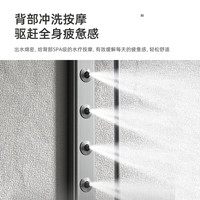 摩至 monezun H-27 花洒套装 恒温控制 枪灰色