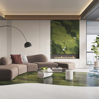 简一 GANI 大理石瓷砖夏荷绿色大板墙地砖适合各空间